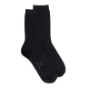 Chaussettes femme Soft Coton à bord souple - Noir | Doré Doré