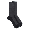 Chaussettes laine à motifs géométrique - Noir et gris | Doré Doré