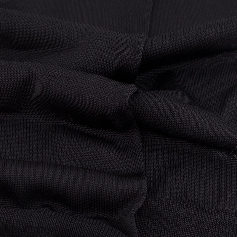 Mi-bas homme luxe 100% soie naturelle - Noir | Doré Doré