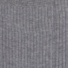Chaussettes Homme côtelées en pur fil d'Ecosse - Gris moyen | Doré Doré