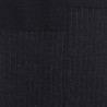 Chaussettes côtelé bicolores homme en laine et coton doux - Noir | Doré Doré