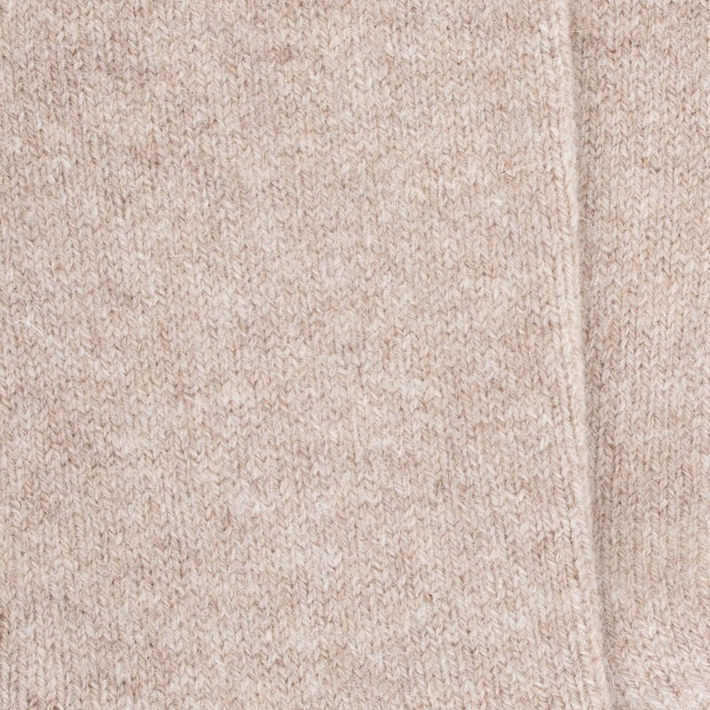 Chaussettes femme Douceur en laine mérinos et cachemire - Beige chrysalide | Doré Doré