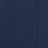 Chaussettes homme jambe sensible sans bord élastique en fil d'Ecosse - Bleu marine | Doré Doré