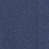 Chaussettes homme jambe sensible sans bord élastique en fil d'Ecosse - Bleu facteur | Doré Doré