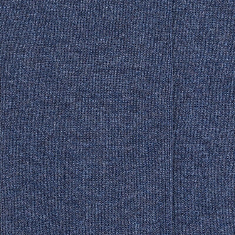 Chaussettes homme jambe sensible sans bord élastique en fil d'Ecosse - Bleu facteur | Doré Doré