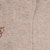 Socquettes femme en laine mérinos et cachemire - Beige chrysalide | Doré Doré
