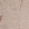 Socquettes femme en laine mérinos et cachemire - Beige chrysalide | Doré Doré