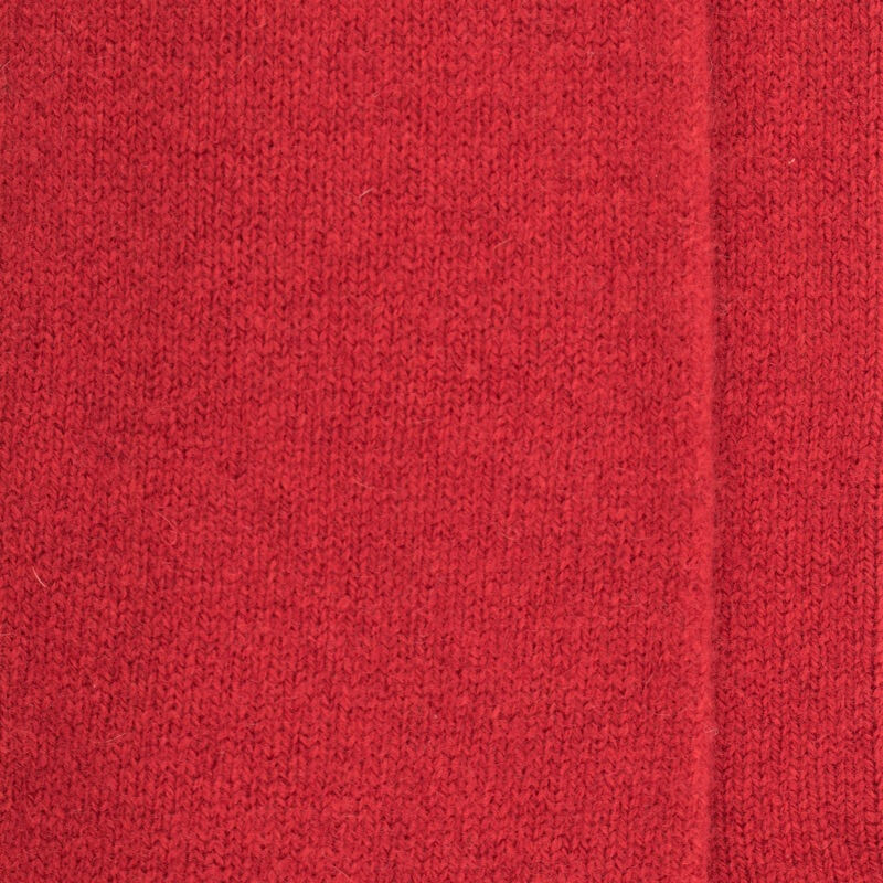 Chaussettes homme en laine et cachemire - Rouge Ponceau | Doré Doré