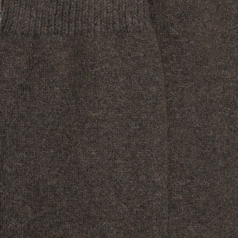 Chaussettes homme en laine et cachemire - Kaki foncé | Doré Doré