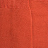Mi-bas homme douceur en laine et cachemire - Orange cuivre | Doré Doré