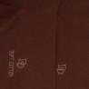 Mi-bas femme en coton doux - Marron | Doré Doré