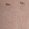 Chaussettes invisibles homme en fil d'écosse et bandes anti-glisse - Beige | Doré Doré