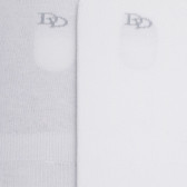Chaussettes homme invisibles en coton égyptien - Blanc | Doré Doré