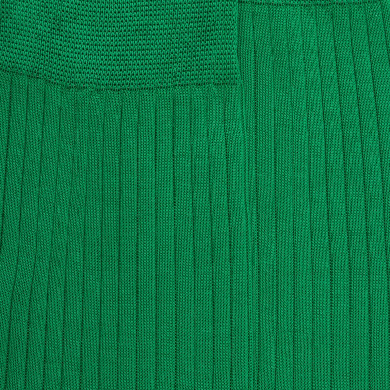 Chaussettes homme luxe en pur fil d'écosse extra fin - Vert | Doré Doré