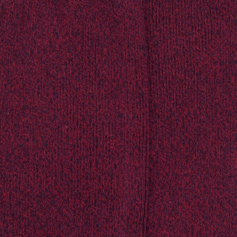 Chaussettes sans bord élastique en coton égyptien - Spécial jambes sensibles - Couleur prune | Doré Doré