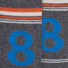 Chaussettes fantaisie en coton Numéro 8 - Gris | Doré Doré