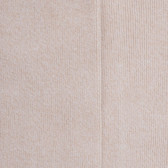 Chaussettes femme à côtes sans bord élastique en coton - Beige Lin | Doré Doré