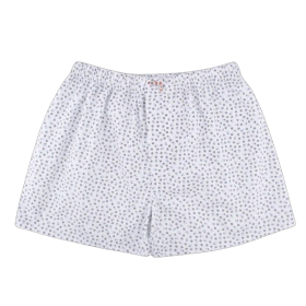 Caleçon homme en coton à motifs - Bleu marine & Bleu Drapeau | Doré Doré