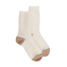 Chaussettes femme en laine polaire - Écru & Beige Désert | Doré Doré
