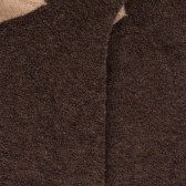 Chaussettes homme en laine polaire - Couleur café & Beige Désert | Doré Doré