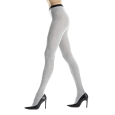 Collant femme en coton - Gris Rocheux | Doré Doré