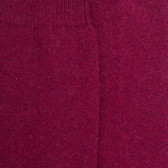 Chaussettes femme en laine et cachemire - Rouge sangria | Doré Doré