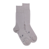 Chaussettes homme fines en fil d'Écosse - Gris Métal