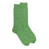 Chaussettes homme en coton à motifs vélos - Avocat & Abricot