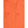 Socquettes en coton uni pour hommes - Oranger | Doré Doré