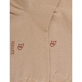 Chaussettes courtes TENCEL™ Lyocell unies pour femmes - Sable | Doré Doré
