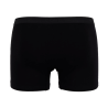 Boxer pour homme en coton stretch uni avec bande élastique siglée - Noir | Doré Doré