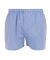 Caleçon homme en coton à motif - Bleu France & Blanc