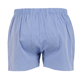 Caleçon homme en coton à motif - Bleu France & Blanc | Doré Doré