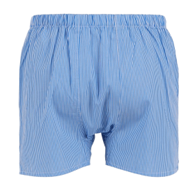 Caleçon homme en coton à motif - Blanc & Bleu France | Doré Doré
