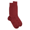 Chaussettes homme en laine et coton  - Brique