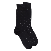 Chaussettes en laine motif cravate - Noir | Doré Doré