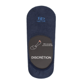 Chaussettes homme invisibless en coton - Bleu Caban | Doré Doré