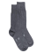 Chaussettes homme en coton égyptien - Gris suie