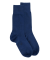 Chaussettes homme Eureka en coton égyptien - Bleu