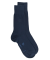 Chaussettes homme Eureka en coton égyptien - Bleu marine