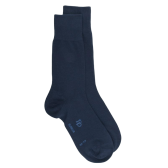 Chaussettes homme Eureka en coton égyptien - Bleu marine | Doré Doré