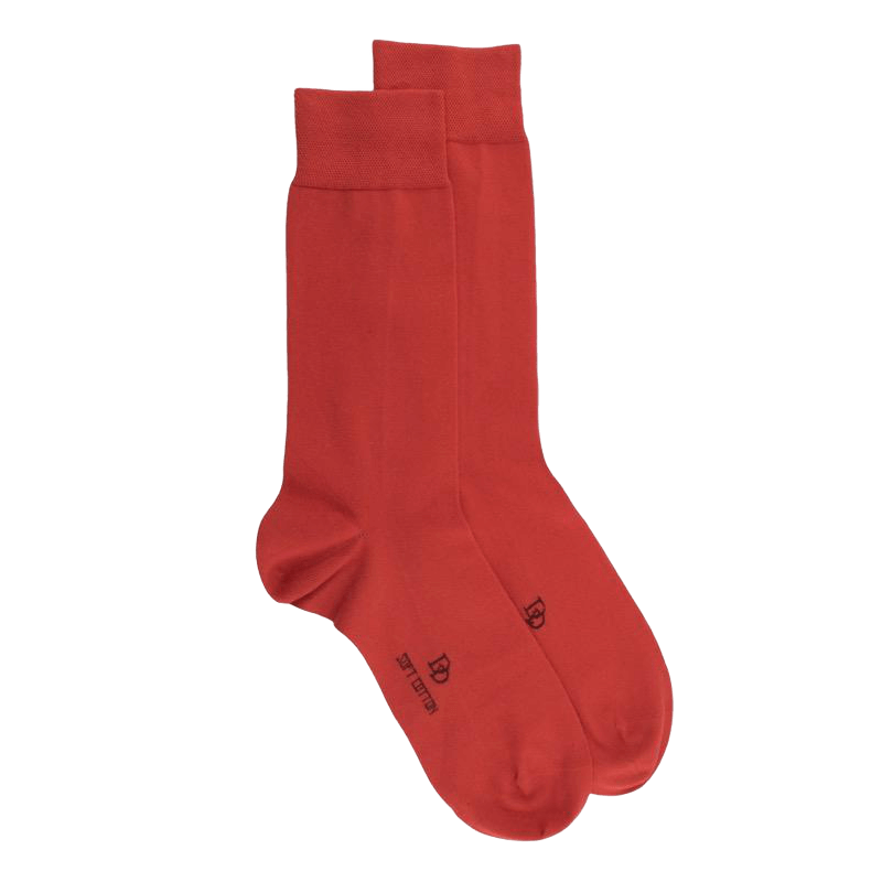 Chaussettes homme Soft Cotton  - Rouge | Doré Doré