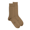 Chaussettes homme fines en coton égyptien - Beige baobab | Doré Doré