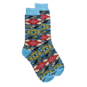 Chaussettes en coton motifs tribaux pour homme