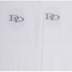 Chaussettes invisibles avec bande anti glisse au talon - Blanc | Doré Doré
