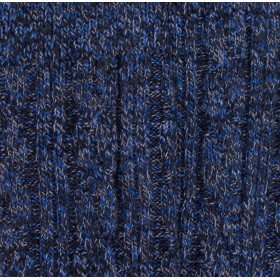 Chaussettes torsadées en coton recyclé - Bleu | Doré Doré