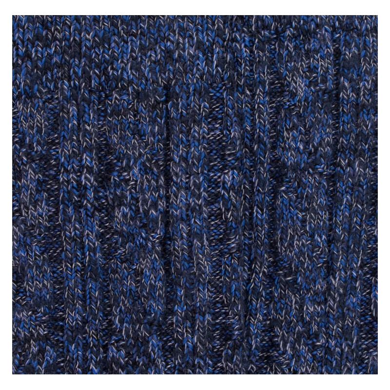 Chaussettes torsadées en coton recyclé - Bleu | Doré Doré