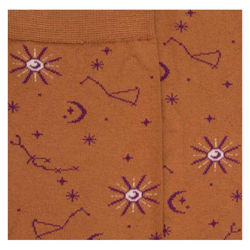 Chaussettes constellation - Camel | Doré Doré