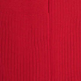 Chaussettes Homme côtelées en pur fil d'Ecosse - Rouge | Doré Doré
