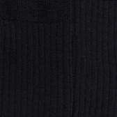 Chaussettes homme en 100% laine fine mérinos côtelées - Noir | Doré Doré